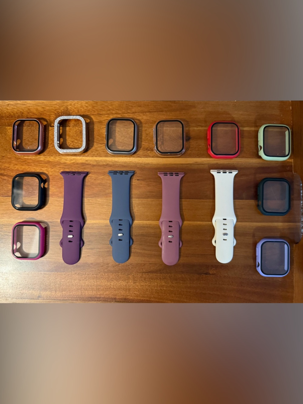 Silicone Watch Bands and Protective Cases - Multiple Colors for Apple Watch